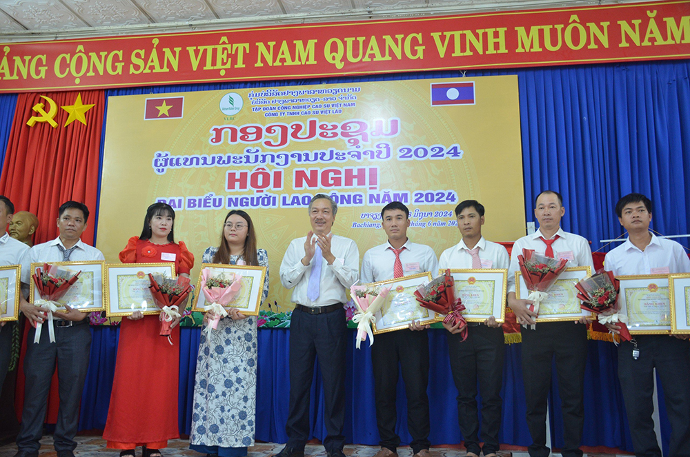 hình ảnh cao su việt lào